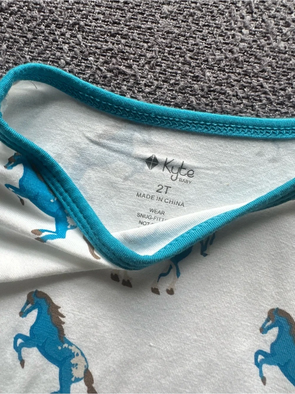 Kyte Baby Lagoon Horse Pjs 2T